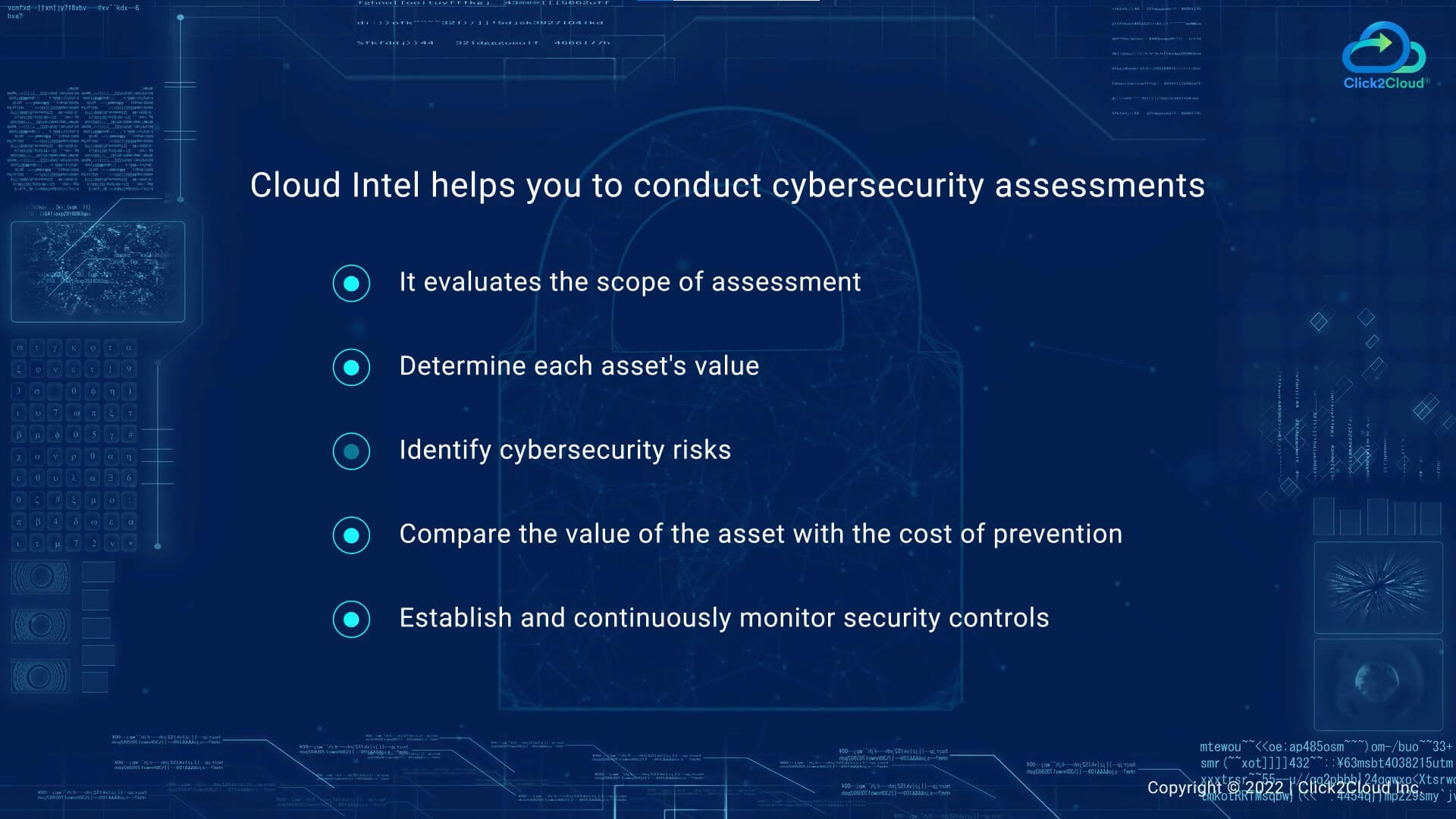 Cybersecurity Assessment with Cloud Intel-Click2Cloud Cybersecurity Assessment with Cloud Intel-Click2Cloud