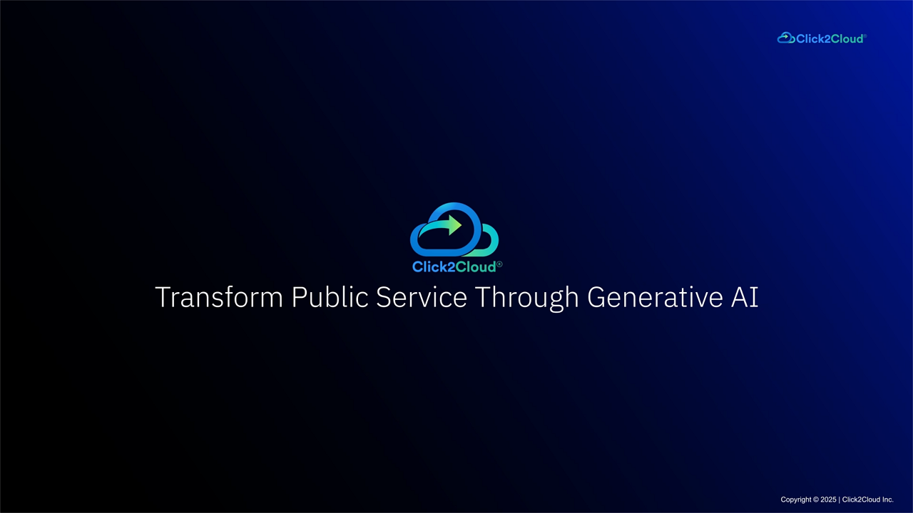 GenAI in Public Sector-Click2Cloud GenAI in Public Sector-Click2Cloud